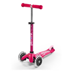 Micro Scooter Mini Micro Deluxe LED Pink