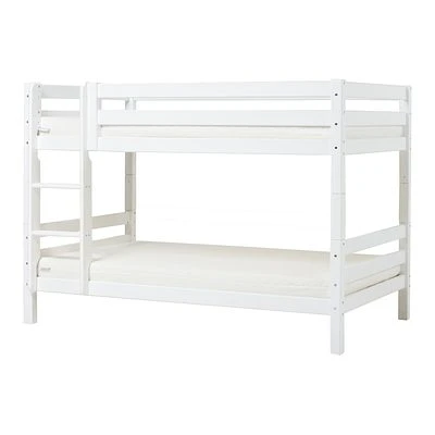 Hoppekids ECO Luxury Etagenbett 120x200cm Mit Rollrost Und Gerader Leiter Weiß 4 Hoppekids ECO Luxury Etagenbett 120x200cm Mit Rollrost Und Gerader Leiter Weiß – Bild 4