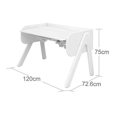 FLEXA Woody Schreibtisch Weiß 4 FLEXA Woody Schreibtisch Weiß – Bild 4