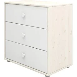 FLEXA Classic Kommode Mit 3 Schubladen Mattweiß/Lack Weiß -Kinder Haushaltswaren Geschäft 0jjfzg1t00j01dyfy1cc6p6d9dih