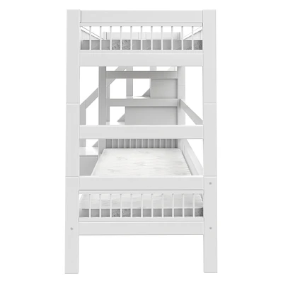 Lifetime Etagenbett Breeze Mit Treppe Und Deluxe Lattenrost Weiß Lackiert 4 Lifetime Etagenbett Breeze Mit Treppe Und Deluxe Lattenrost Weiß Lackiert – Bild 4