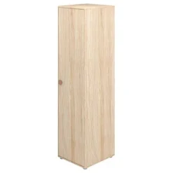 FLEXA Popsicle Schmaler, Hoher Kleiderschrank 1 Türe Cherry
