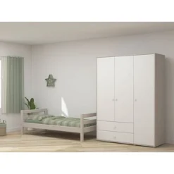 FLEXA Classic Kleiderschrank Mit 3 Türen U. 2 Schubladen Grau/Lack Weiß/weiß 13 FLEXA Classic Kleiderschrank Mit 3 Türen U. 2 Schubladen Grau/Lack Weiß/weiß -Kinder Haushaltswaren Geschäft 1crs6ri9xm3hpguyayuez9c1vl0x