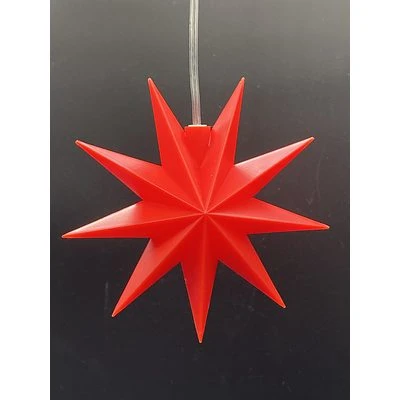 DecoTrend Sterntaler Fensterstern 9 Zacker Ø11,5cm Batterie Indoor Rot 2 DecoTrend Sterntaler Fensterstern 9 Zacker Ø11,5cm Batterie Indoor Rot – Bild 2