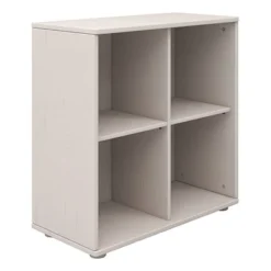 FLEXA Classic Bücherregal Mit 4 Fächern Grau