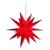 DecoTrend Sterntaler Kleiner Stern Ø25cm Trafo Outdoor Rot