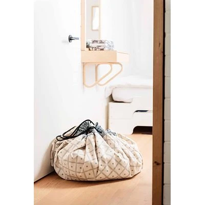 Play&Go Prints 2 In 1 Spielzeugsack Geo Grün 3 Play&Go Prints 2 In 1 Spielzeugsack Geo Grün – Bild 3