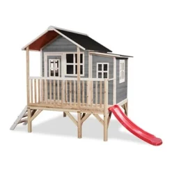 EXIT TOYS EXIT Loft 350 Gartenhaus Grau