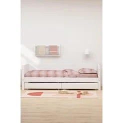 FLEXA White Einzelbett 90x200cm Mit Zwei Schubladen Weiß -Kinder Haushaltswaren Geschäft 1mwj5wmyfj314oacniiazqzr04q5