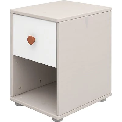 FLEXA Classic Kommode Mit 1 Schublade Grau/Lack Weiß/rosa 3 FLEXA Classic Kommode Mit 1 Schublade Grau/Lack Weiß/rosa – Bild 3