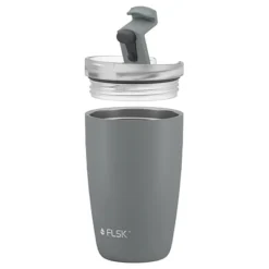 FLSK CUP Coffee To Go Becher 350 Ml Grau -Kinder Haushaltswaren Geschäft 22bsbogmnfv95i0s72wmg765y2vn