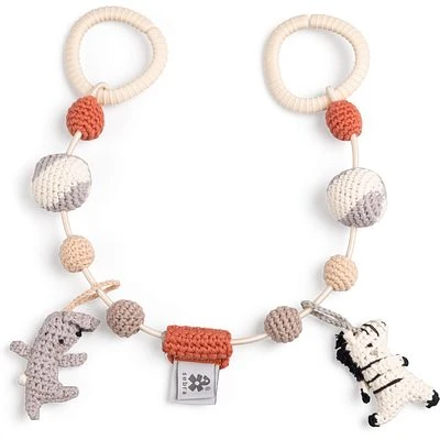 Sebra Häkel-Kinderwagenkette Teeny Toes 1 Sebra Häkel-Kinderwagenkette Teeny Toes