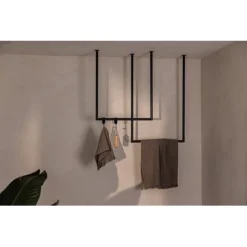 Metallbude Handtuchhalter Tensi 2er Set Eckig Schwarz -Kinder Haushaltswaren Geschäft 2a7dl37phyf8qu2bljczoagxepx5