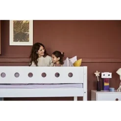 FLEXA White Halbhohes Bett Mit Senkrechter Leiter Weiß -Kinder Haushaltswaren Geschäft 2g54q1jqgujprkpeq974a6h0r77d