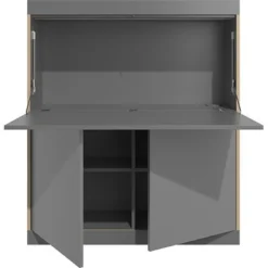 Mueller Müller FLAI Sekretär Mit Einer Klappe Und Zwei Türen (Rückwand Magnetisch) Anthrazit -Kinder Haushaltswaren Geschäft 2kln6ln5jviyhopaxtaekx799325