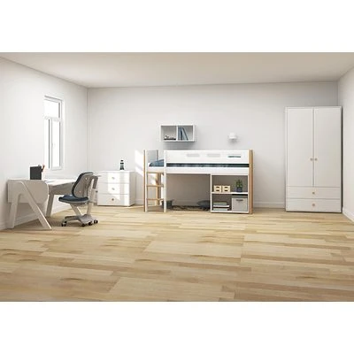 FLEXA Roomie Kleiderschrank Mit 2 Türen Und 2 Schubladen Weiß/eiche 5 FLEXA Roomie Kleiderschrank Mit 2 Türen Und 2 Schubladen Weiß/eiche – Bild 5