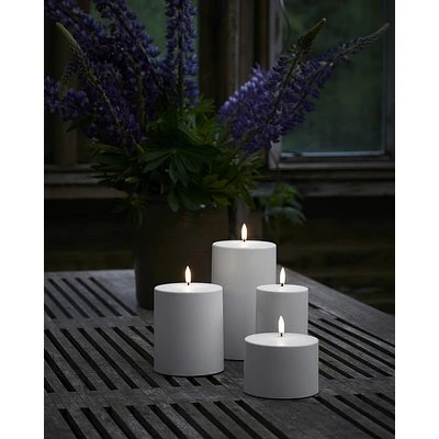 UYUNI LED Outdoor-Kerze 7,8x12,7 Cm White 6 UYUNI LED Outdoor-Kerze 7,8x12,7 Cm White – Bild 6