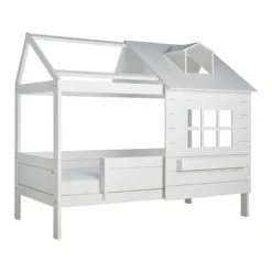Lifetime Hüttenbett "Lake House 1" Mit Rollboden Weiß