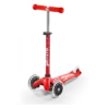 Micro Scooter Mini Micro Deluxe LED Rot