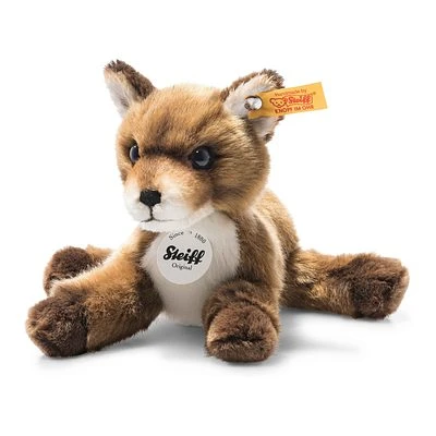 Steiff Foxy Babyfuchs 19cm Braun Liegend 74035 1 Steiff Foxy Babyfuchs 19cm Braun Liegend 74035