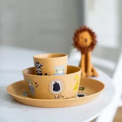 Koziol Kleiner Teller + Schale + Becher CONNECT ZOO Nature Wood 3er-Set -Kinder Haushaltswaren Geschäft 4d4ya5rnoglsoxn1sqli8u22bnbv