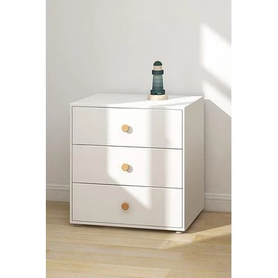 FLEXA Roomie Kommode Mit 3 Schubladen Weiß/eiche 7 FLEXA Roomie Kommode Mit 3 Schubladen Weiß/eiche – Bild 7