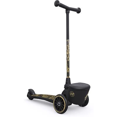 Scoot & Ride Highwaykick 2 Lifestyle Schwarz/gold 2 Scoot & Ride Highwaykick 2 Lifestyle Schwarz/gold – Bild 2