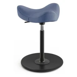 Varier® Move™ Esche Schwarz REW758 Re-wool Blau