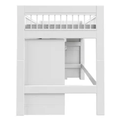 Lifetime Halbhohes Bett Breeze Mit Treppe ALL-IN-ONE Aufbewahrungselem. Mit Deluxe Lattenrost Weiß Lackiert -Kinder Haushaltswaren Geschäft 4j2ru0pxqlu6nuwnwor9234v8no0