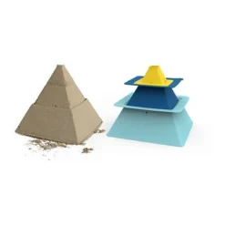 Quut Pira Pyramidenhilfe Sandspielzeug Blau/Gelb
