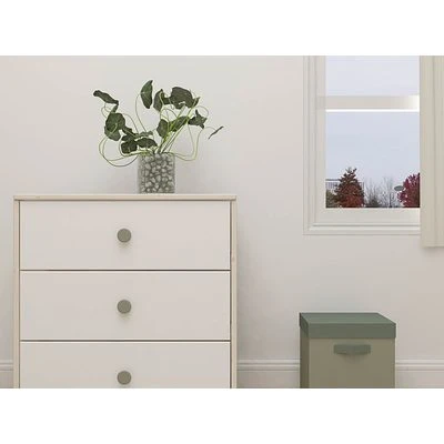 FLEXA Classic Kommode Mit 3 Schubladen Mattweiß/Lack Weiß/grün 7 FLEXA Classic Kommode Mit 3 Schubladen Mattweiß/Lack Weiß/grün – Bild 7