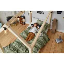 FLEXA Cottage Bett Holzhaus 90x200cm Natur -Kinder Haushaltswaren Geschäft 4se06rhc0a8gdwgjnu3koxkrwpqe