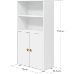 FLEXA Roomie Midi Bücherregal Mit 2 Türen Weiß/gelb 6 FLEXA Roomie Midi Bücherregal Mit 2 Türen Weiß/gelb -Kinder Haushaltswaren Geschäft 4tjk6wh2n6cm5uafa7hfdaxbzdyn