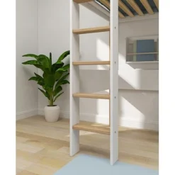 FLEXA Nor Hochbett Mit Senkrechter Leiter Weiß/eiche -Kinder Haushaltswaren Geschäft 4y7o39ajhxol94kdwkxkwcw24ddx