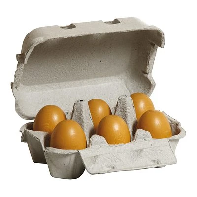 Erzi Kaufladenzubehör Eier, Braun Im Karton 17011 2 Erzi Kaufladenzubehör Eier, Braun Im Karton 17011 – Bild 2