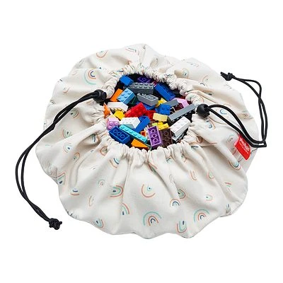 Play&Go Mini - Prints 2 In 1 Spielzeugsack Mini Rainbow 2 Play&Go Mini - Prints 2 In 1 Spielzeugsack Mini Rainbow – Bild 2