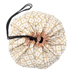 Play&Go Prints 2 In 1 Spielzeugsack Geo Senf