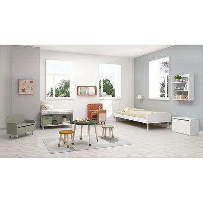 FLEXA Dots Kinderbett 90x200 Cm Mit Absturzsicherung Weiß 6 FLEXA Dots Kinderbett 90x200 Cm Mit Absturzsicherung Weiß – Bild 6