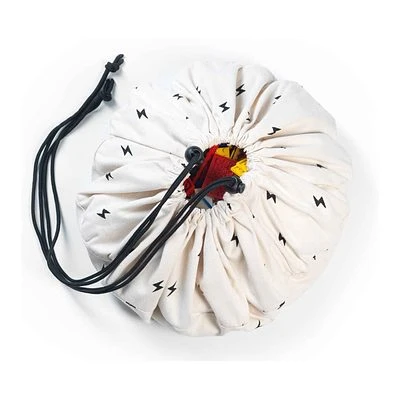 Play&Go Mini - Prints 2 In 1 Spielzeugsack Blitze Schwarz 1 Play&Go Mini - Prints 2 In 1 Spielzeugsack Blitze Schwarz