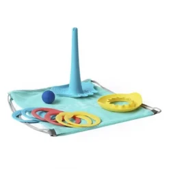 Quut Strandspielzeug Set 1 (1 Triplet + 1 Ringo Spiel) Mit Mesh Standbeutel