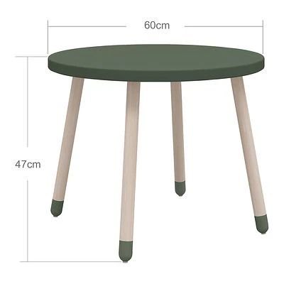 FLEXA Dots Kinder-Tisch Dunkelgrün 2 FLEXA Dots Kinder-Tisch Dunkelgrün – Bild 2