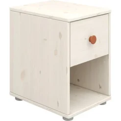 FLEXA Classic Kommode Mit 1 Schublade Mattweiß/rosa