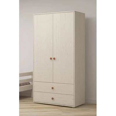 FLEXA Classic Kleiderschrank Mit 2 Türen U. 2 Schubladen Mattweiß/rosa 8 FLEXA Classic Kleiderschrank Mit 2 Türen U. 2 Schubladen Mattweiß/rosa – Bild 8