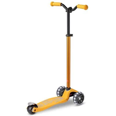 Micro Scooter Maxi Micro Deluxe Pro LED Sunburst Yellow 2 Micro Scooter Maxi Micro Deluxe Pro LED Sunburst Yellow – Bild 2