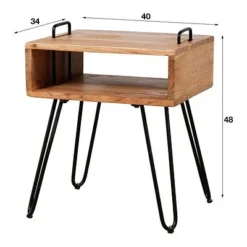Rubjerg Design Nachttisch Quadro Akazie Massiv Natur -Kinder Haushaltswaren Geschäft 63jkj00oq1b8dqwlg7ew6k0rvl5n