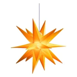 DecoTrend Sterntaler Kleiner Stern Ø25cm Trafo Outdoor Gelb