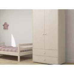FLEXA Classic Kleiderschrank Mit 2 Türen U. 2 Schubladen Mattweiß -Kinder Haushaltswaren Geschäft 6a2v2uh9z1pr4555op9h144cps0c