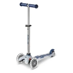 Micro Scooter Mini Micro Deluxe Flux LED Navy