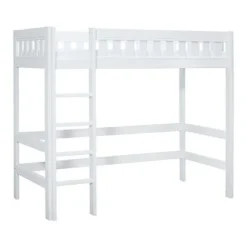 Lifetime Norden Hochbett 90x200cm Mit Rollboden Weiß 6840-10