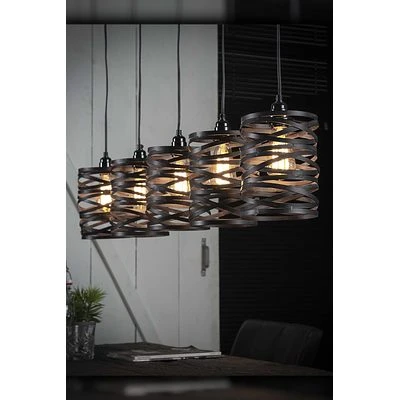 Rubjerg Design Hängeleuchte Spindel 5 Leuchten Metall Schiefergrau 7 Rubjerg Design Hängeleuchte Spindel 5 Leuchten Metall Schiefergrau – Bild 7